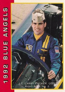 1992 Ryan Blue Angels #2 Lt. Larry Packer, USN Front