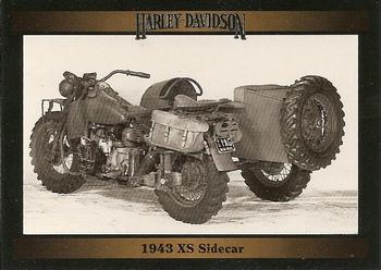 1992-93 Collect-A-Card Harley Davidson #18 1943 XS Sidecar Front