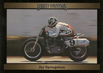 1992-93 Collect-A-Card Harley Davidson #285 Jay Springsteen Front
