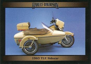 1992-93 Collect-A-Card Harley Davidson #67 1983 TLE Sidecar Front