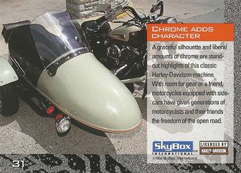 1994 SkyBox Harley-Davidson #31 Chrome Adds Character Back