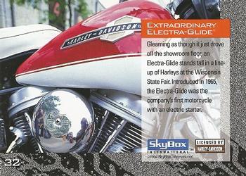1994 SkyBox Harley-Davidson #32 Extraordinary Electra-Glide Back