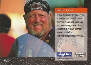 1994 SkyBox Harley-Davidson #59 Holy Cow Back