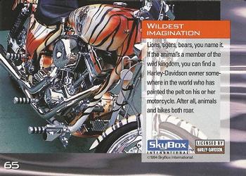 1994 SkyBox Harley-Davidson #65 Wildest Imagination Back