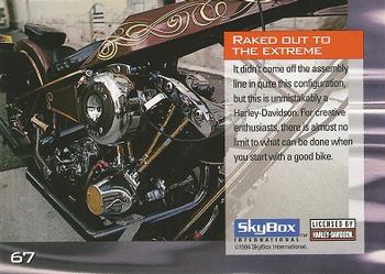 1994 SkyBox Harley-Davidson #67 Raked Out To The Extreme Back