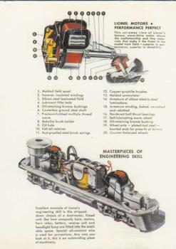 1998 DuoCards Lionel Greatest Trains #46 1952  Cutaway/Phantom Views of Motor and F3 Ch Front