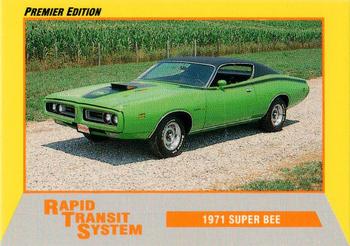 1992 GNM Sportscards Rapid Transit System #9 1971 Super Bee Front