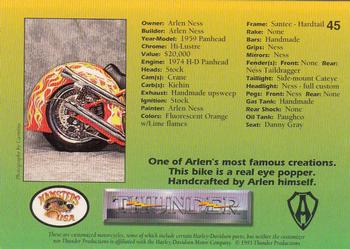 1993 Collector's Edge Thunder Custom Motorcycles #45 One of Arlen's most famous creations. This b Back