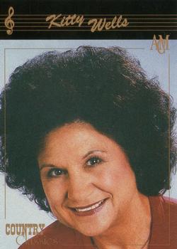 1992 Collect-A-Card Country Classics #63 Kitty Wells Front