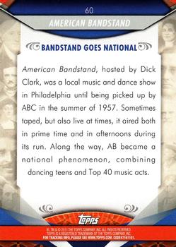 2011 Topps American Pie #60 American Bandstand Back