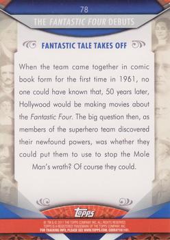 2011 Topps American Pie #78 The Fantastic Four debuts Back