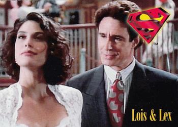 1995 SkyBox Lois & Clark #63 Lois & Lex Front