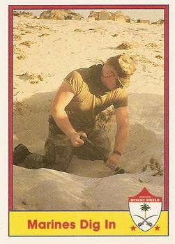 1991 Pacific Operation Desert Shield #5 Marines Dig In Front