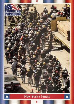 2001 Topps Enduring Freedom #10 New York's Finest Front