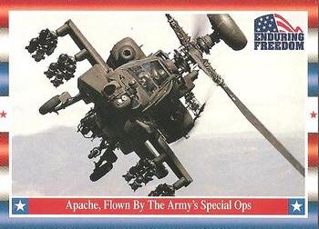 2001 Topps Enduring Freedom #66 Apache, Flown By The Army's Special Ops Front