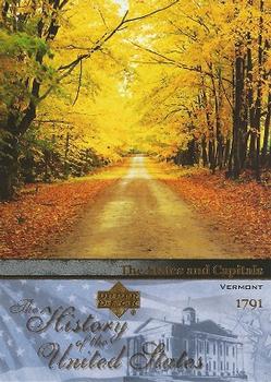 2004 Upper Deck History of the United States #SC14 Vermont Front