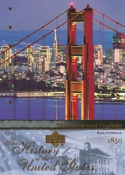 2004 Upper Deck History of the United States #SC31 California Front