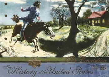 2004 Upper Deck History of the United States #TR6 Paul Revere Front