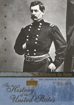 2004 Upper Deck History of the United States #WS7 General George B. McClellan Front