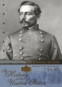 2004 Upper Deck History of the United States #WS8 General P.G.T. Beauregard Front