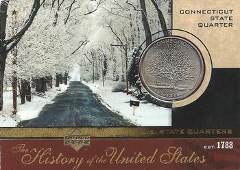 2004 Upper Deck History of the United States - U.S. State Quarters Cards #SQ5 Connecticut Front