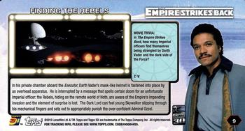2010 Topps Star Wars: The Empire Strikes Back 3Di #9 Finding the Rebels Back
