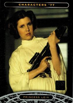 2007 Topps Star Wars 30th Anniversary #6 Princess Leia Front