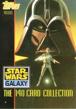 1993 Topps Star Wars Galaxy #1 Star Wars Galaxy / Title Card Front
