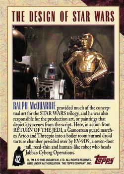 1993 Topps Star Wars Galaxy #42 Ralph McQuarrie Back