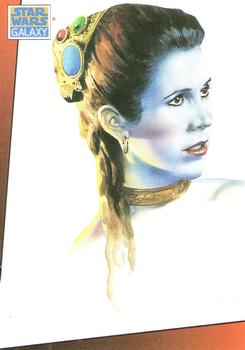 1993 Topps Star Wars Galaxy #5 Leia Organa Front