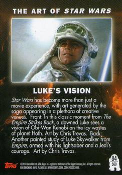 2010 Topps Star Wars Galaxy Series 5 #569 Luke's Vision Back