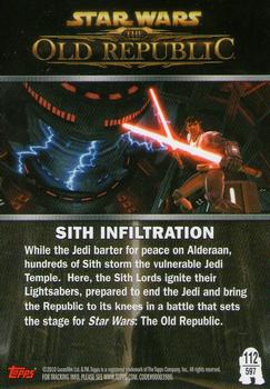 2010 Topps Star Wars Galaxy Series 5 #597 Sith Infiltration Back