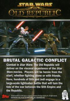 2010 Topps Star Wars Galaxy Series 5 #598 Brutal Galactic Conflict Back