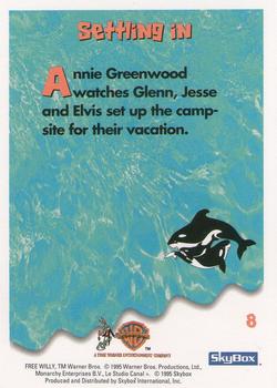 1995 SkyBox Free Willy 2: The Adventure Home #8 Settling in Back