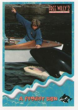 1995 SkyBox Free Willy 2: The Adventure Home #56 A familiar sign Front