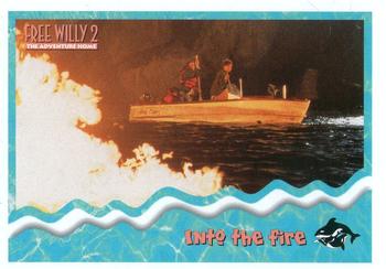1995 SkyBox Free Willy 2: The Adventure Home #61 Into the fire Front