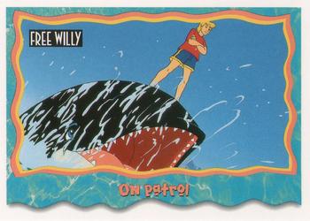 1995 SkyBox Free Willy 2: The Adventure Home #83 On patrol Front