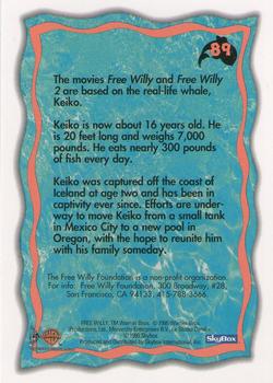 1995 SkyBox Free Willy 2: The Adventure Home #89 Keiko Back