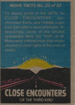 1978 Topps Close Encounters of the Third Kind #23 Aliens in the eyes of innocence Back