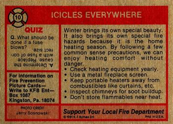 1981 K.F. Byrnes Fire Department #10 Icicles Everywhere Back