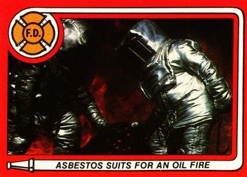 1981 K.F. Byrnes Fire Department #5 Asbestos Suits for an Oil Fire Front