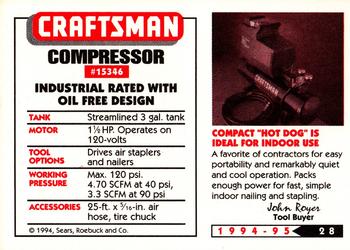 1994-95 Craftsman #28 Compressor Back
