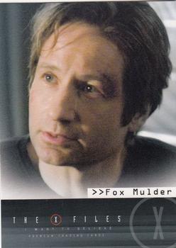 2008 Inkworks X-Files I Want to Believe #2 Fox Mulder Front
