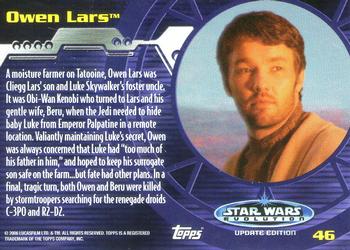 2006 Topps Star Wars: Evolution Update Edition #46 Owen Lars Back
