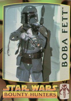 1998 Metallic Impressions Star Wars: Bounty Hunters #I Boba Fett Front