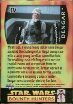 1998 Metallic Impressions Star Wars: Bounty Hunters #IV Dengar Back
