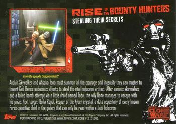 2010 Topps Star Wars: The Clone Wars: Rise of the Bounty Hunters #4 Stealing Their Secrets Back
