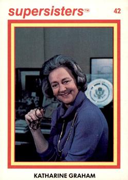 1979 Supersisters #42 Katharine Graham Front