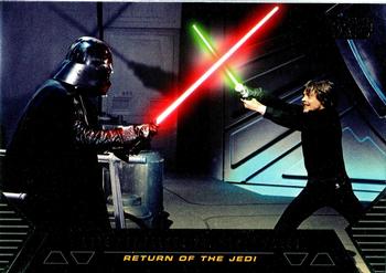 2012 Topps Star Wars: Galactic Files - Duels of Fate #DF-10 Luke Skywalker vs. Darth Vader Front