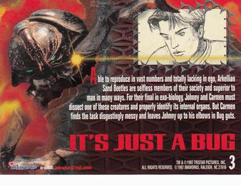1997 Inkworks Starship Troopers #3 It's Just a Bug Back